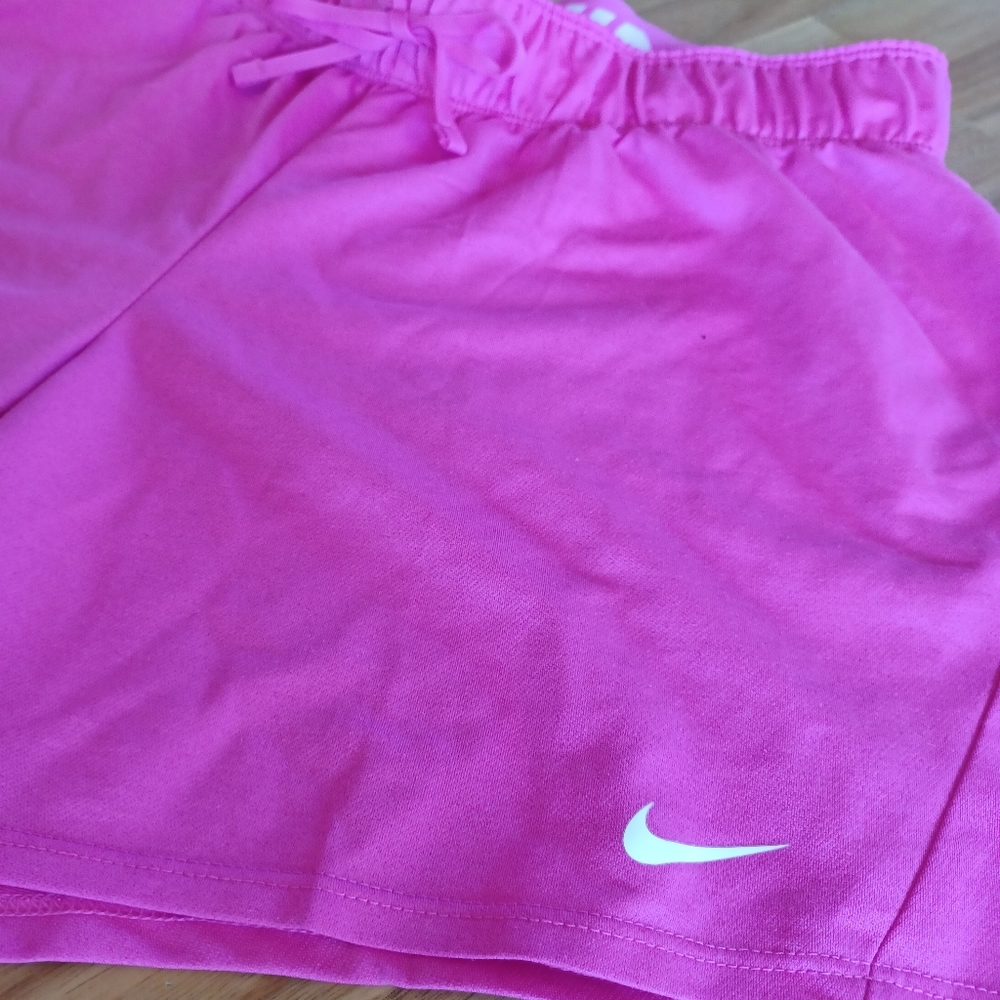 NIKE Dri-Fit athletic shorts Hot Pink Women's Size M - Picture 3 of 5
